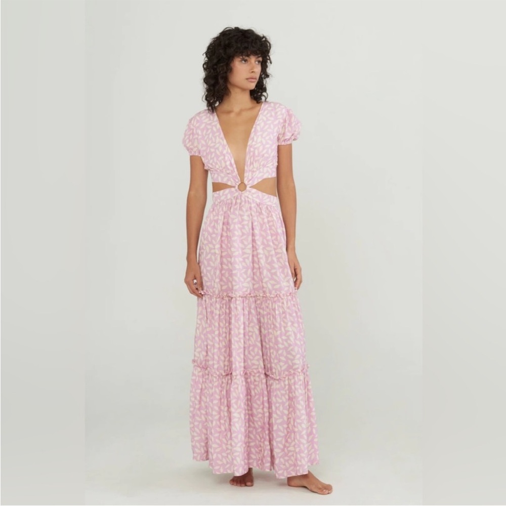 Palmacea Lavanda Hoop Dress Cover Up Macarena size XS Resort Summer NWT Colombia - Picture 8 of 11